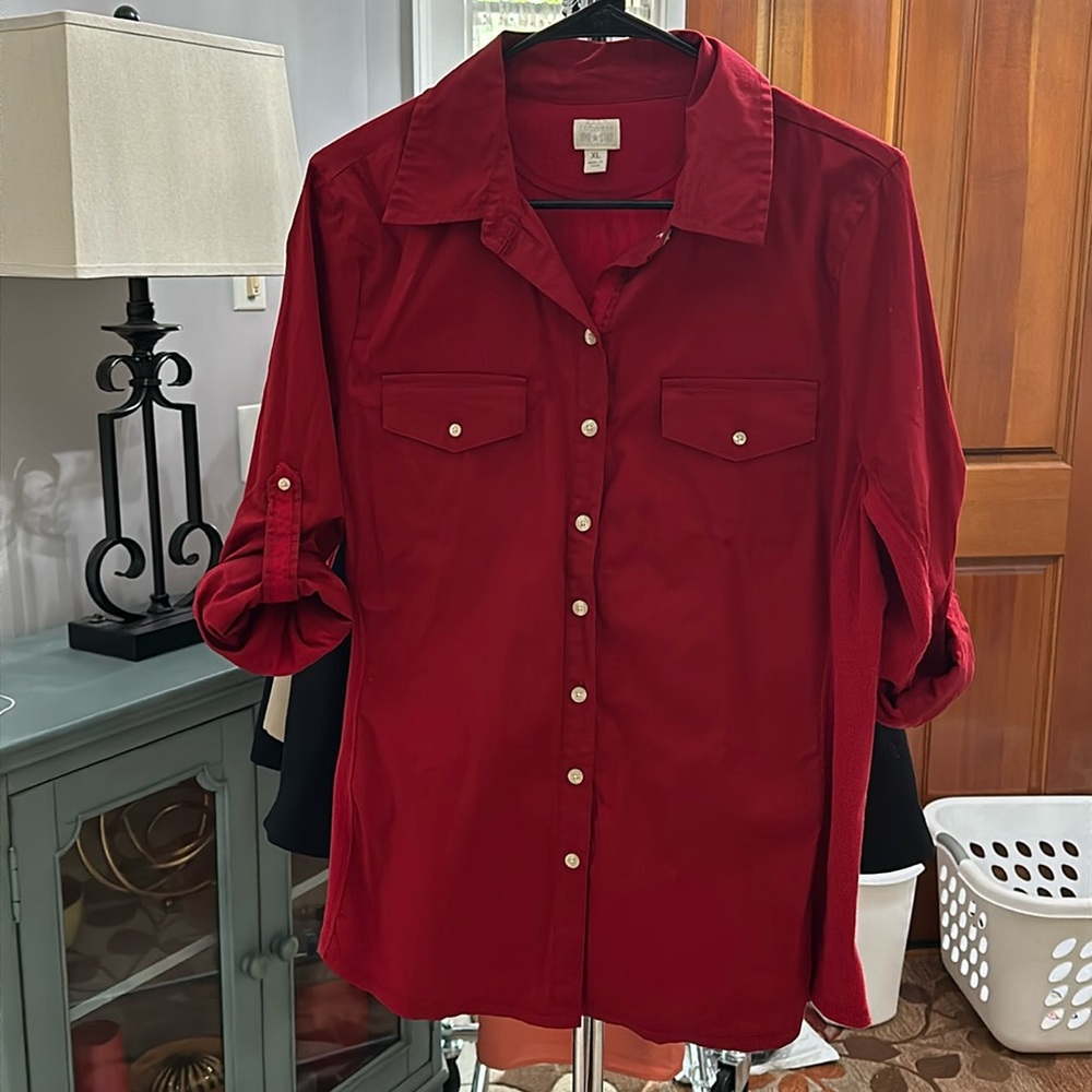 Converse One Star Women’s Cotton Button Up